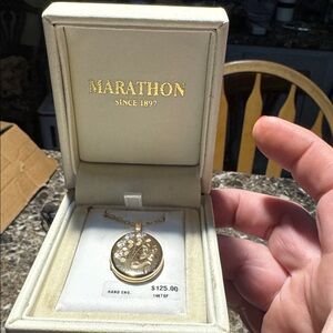 Gold Oval Locket 14k Necklace